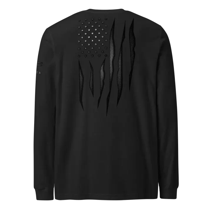 Carbon Onyx American Flag Long Sleeve product image (1)