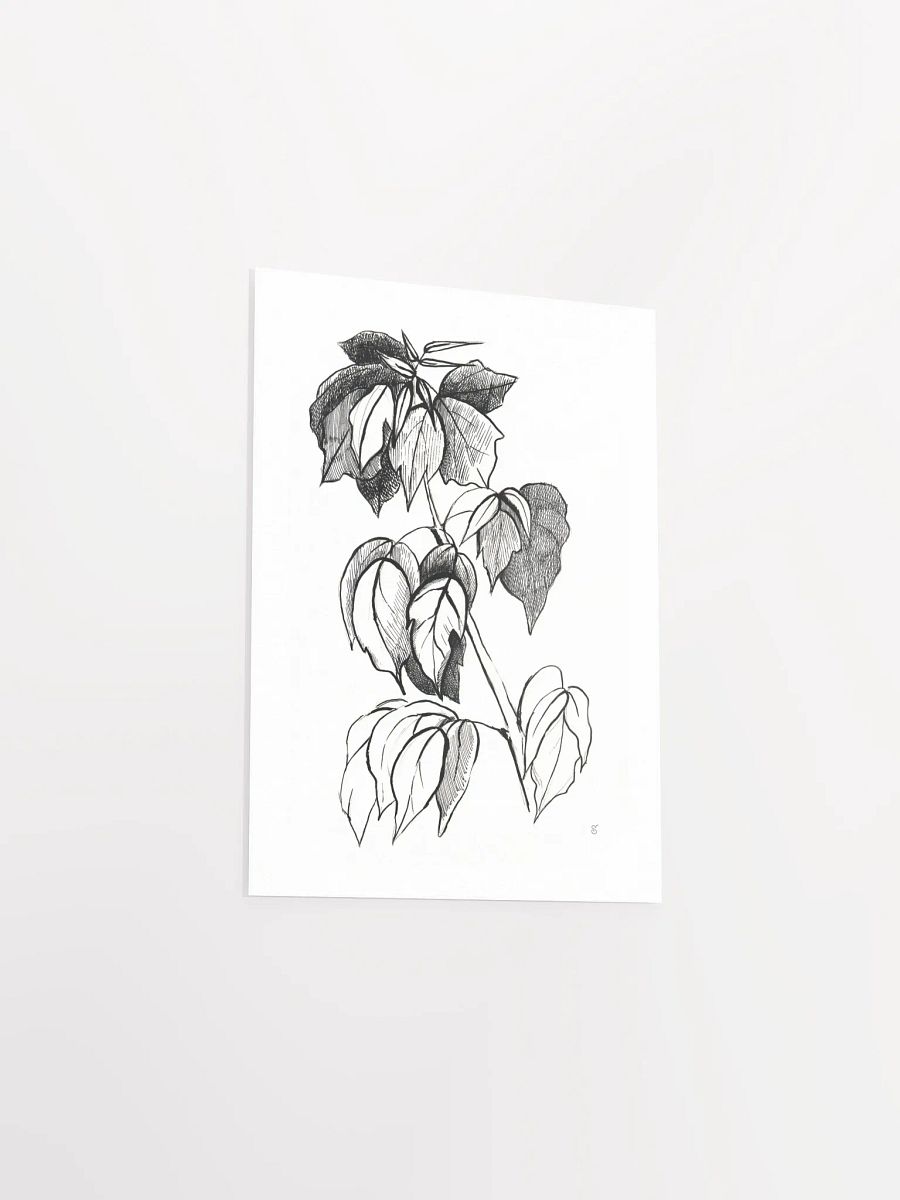 Botanical Bliss Matte Poster - Stylish Graphical Twig product image (3)