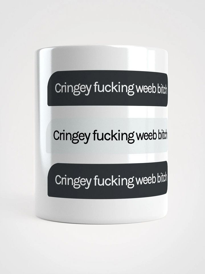 Weeb B!tch Ver.2 White Glossy Mug product image (1)