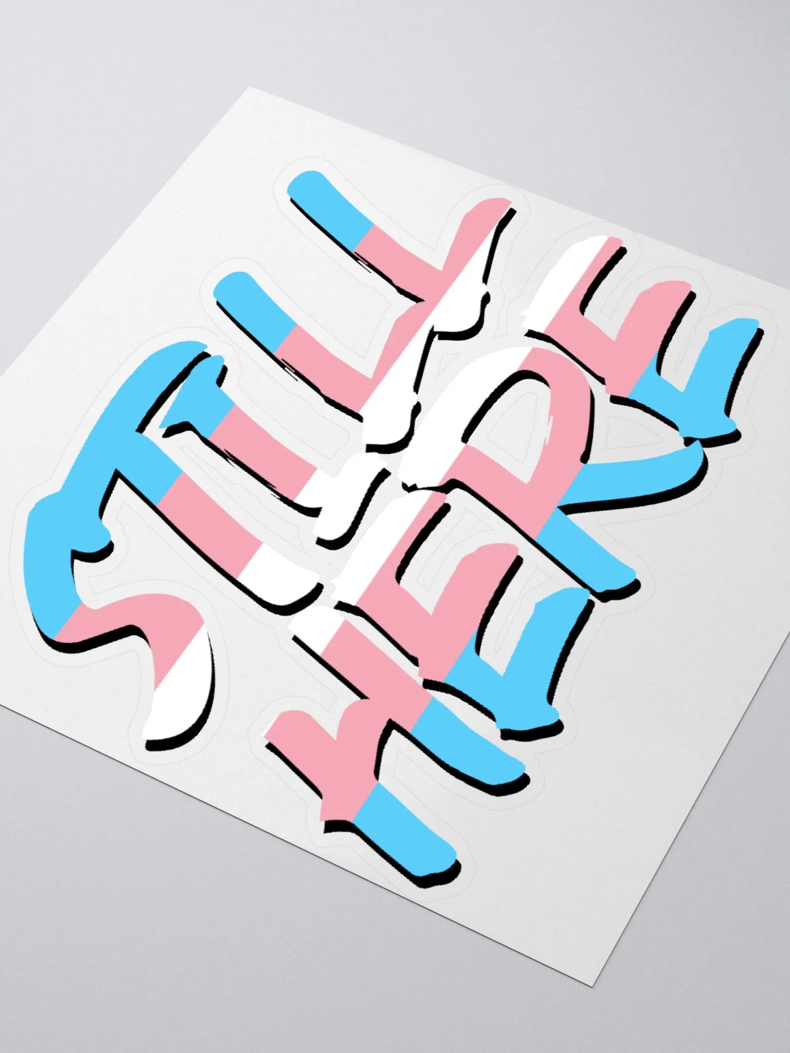Still Here Sticker - Transgender version product image (3)