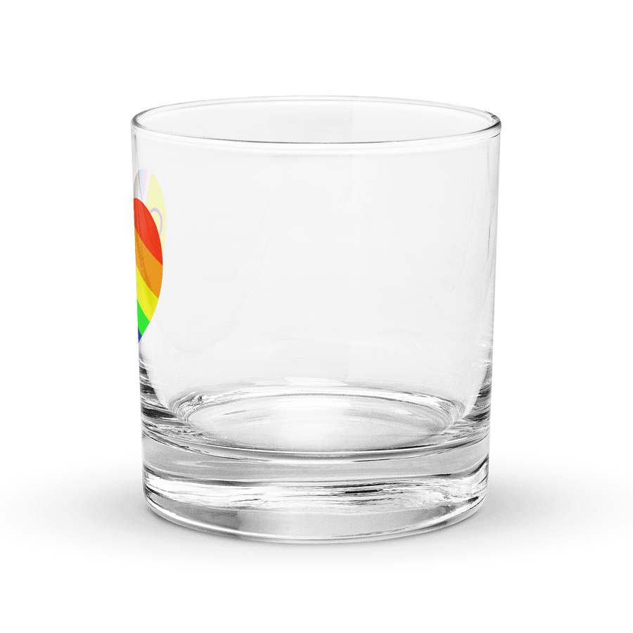 Pride Heart Rocks Glass product image (2)