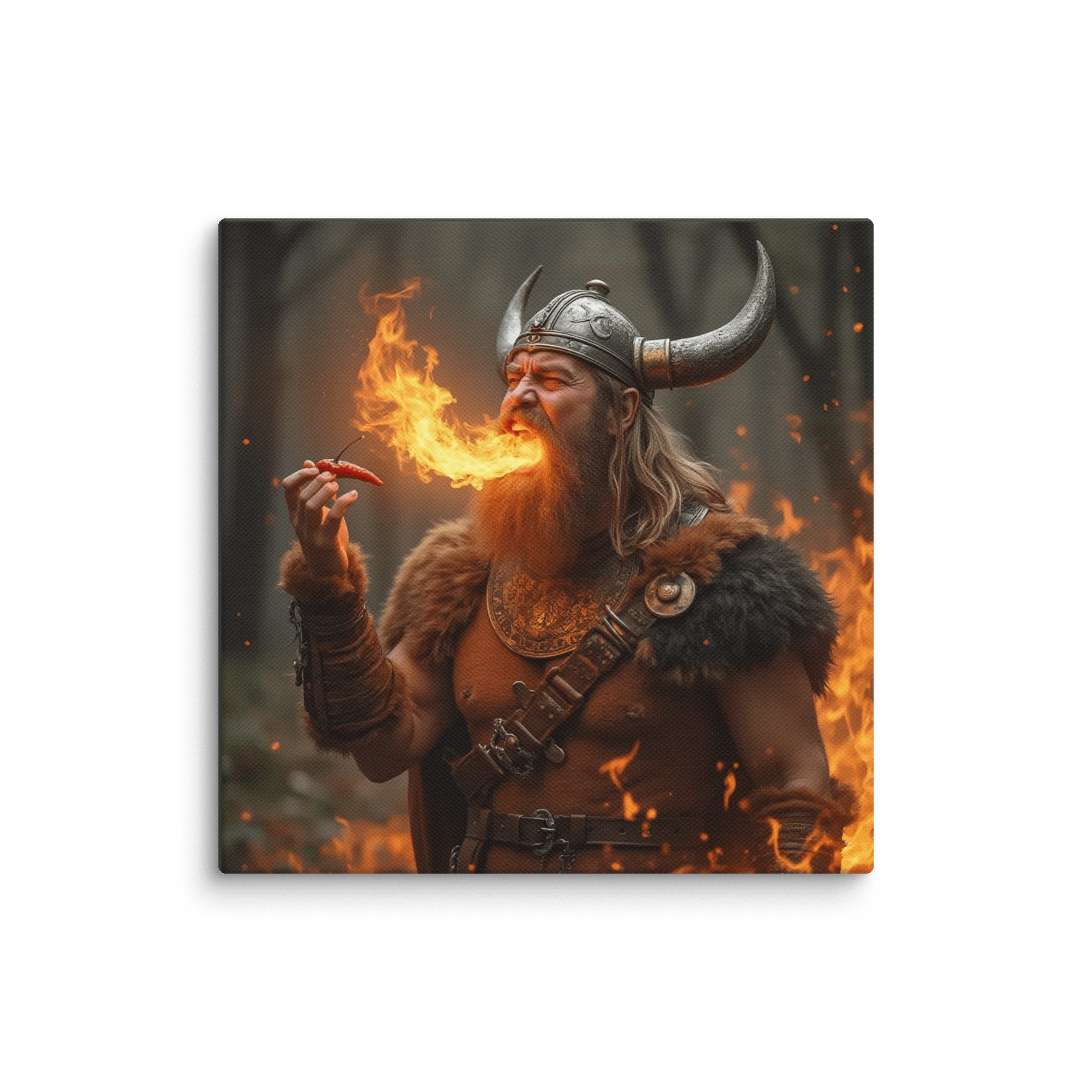 "Flaming Pepper of the North" Canvas product image (1)