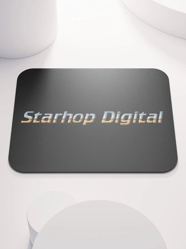 Starhop Digital Black Mouse Pad product image (1)