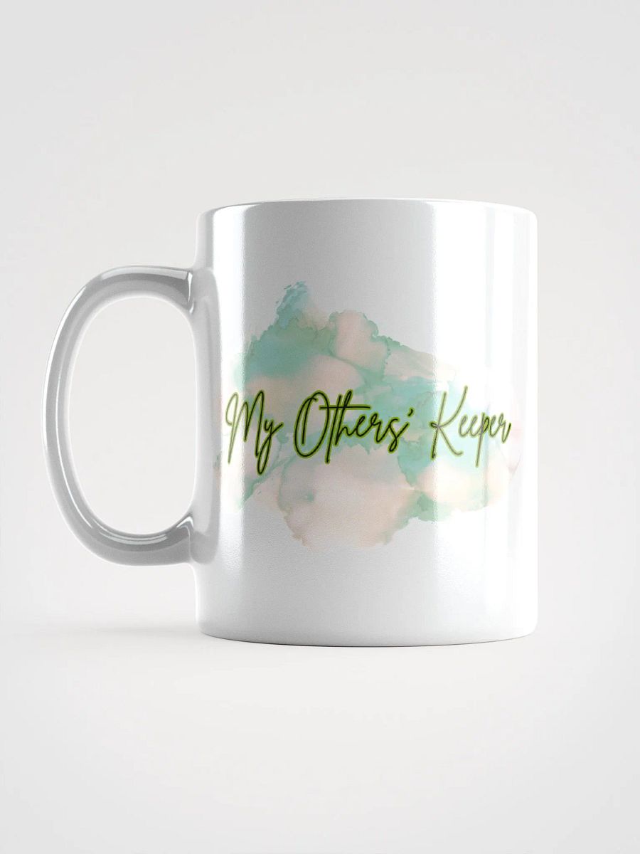 My Others' Keeper White Mug Boho Green product image (6)