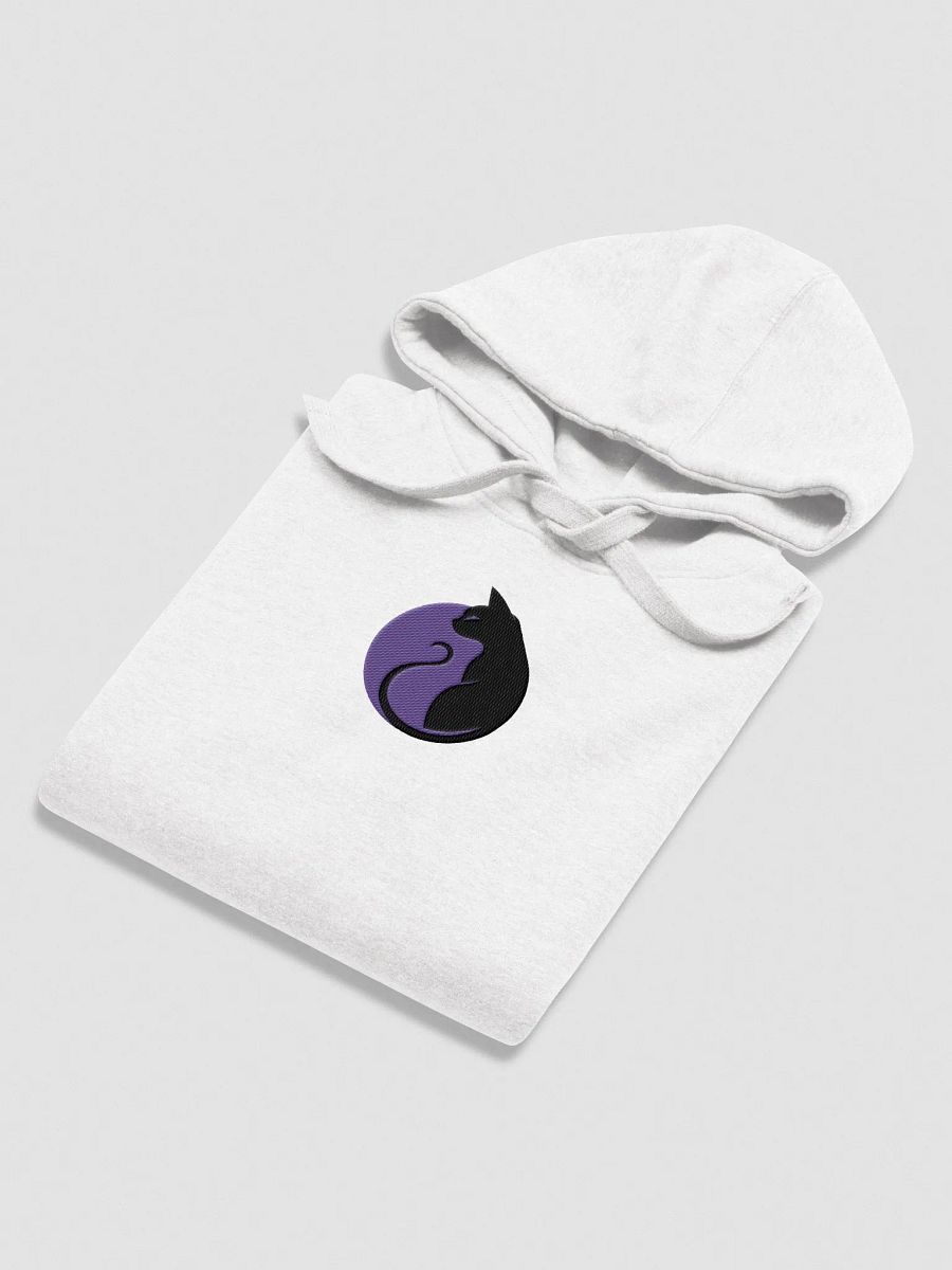 KawaiiKitten Embroidered Soft Medium Weight White Hoodie product image (4)