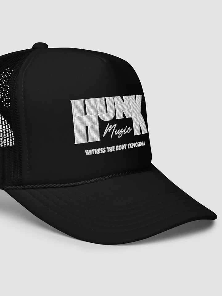 HERO - HUNK MUSIC Foam Trucker Cap (Black) product image (2)