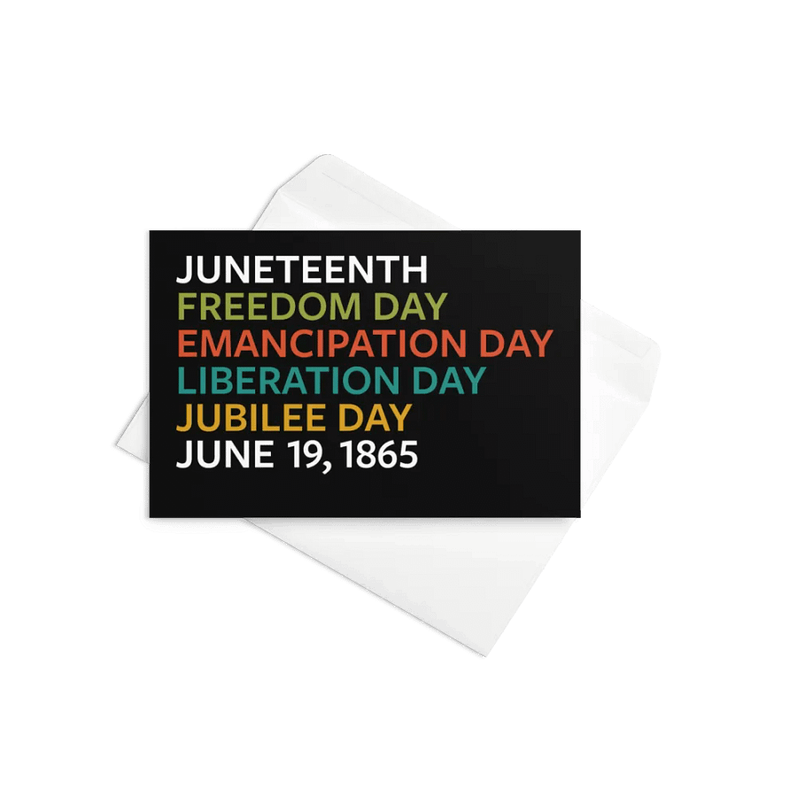 Emancipation Day Greeting Card Image 1