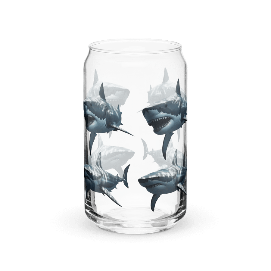 Shark Attack Can-Shaped Glass product image (40)