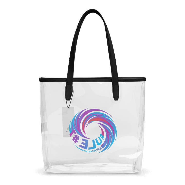 Rule #7 Clear Tote Bag Heatwave product image (2)