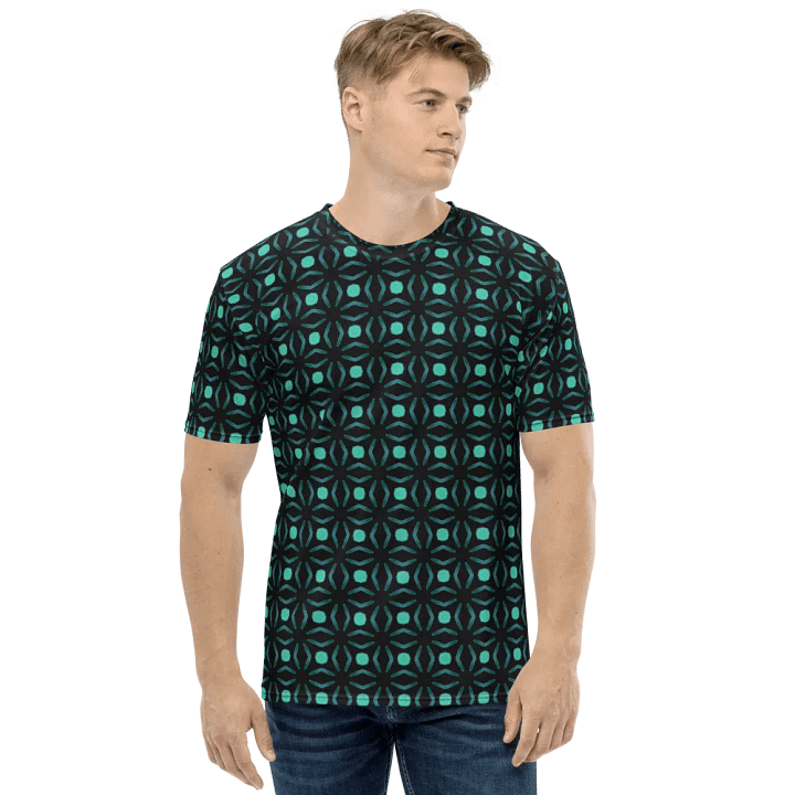 Abstract Repeating Values All Over Print Men's Crewneck T Shirt product image (1)