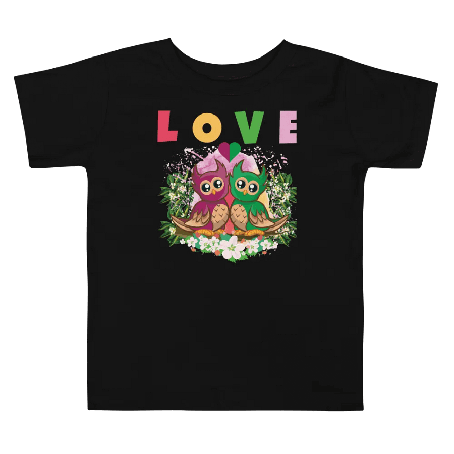 Love Colorful Funny Cute Bella +Canvas Toddler T-Shirt – Best Gift for Kids product image (3)