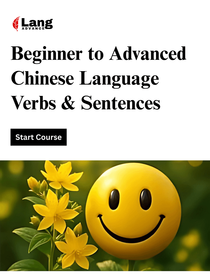 Beginner to Advanced Chinese Language Verbs & Sentences product image (1)