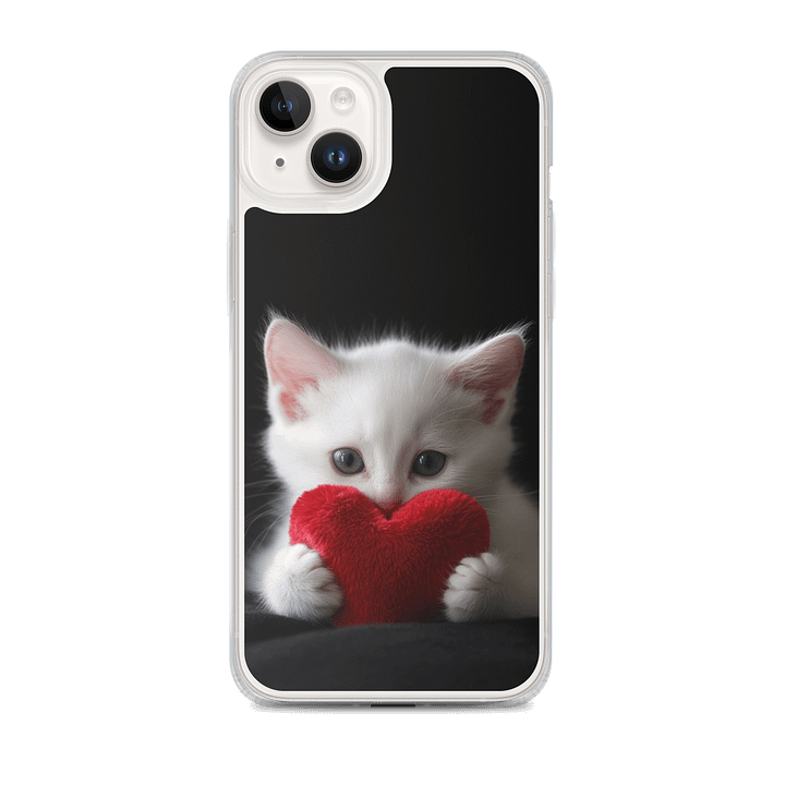 Heartfelt Kitten MagSafe® Clear Case product image (2)