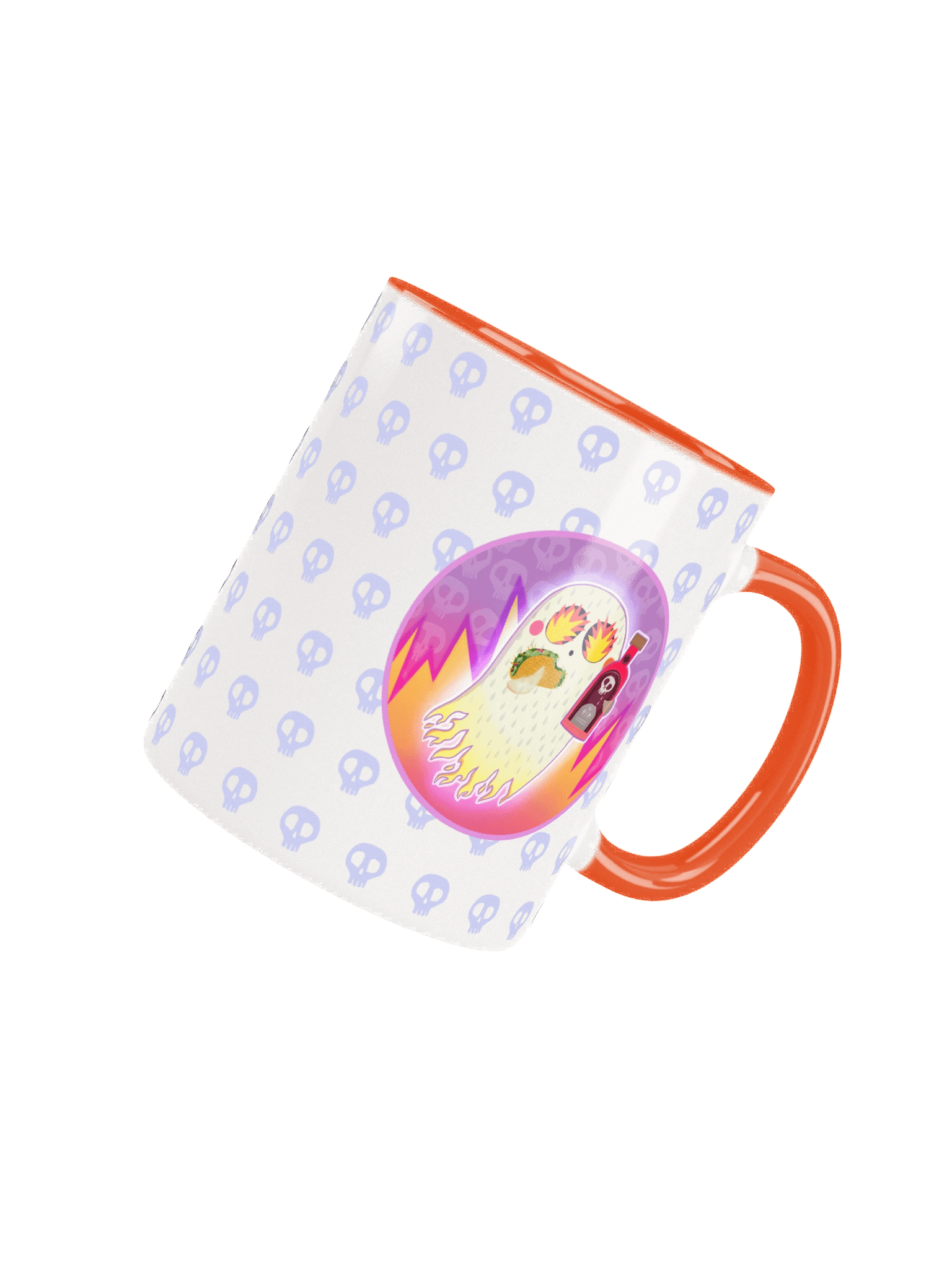 Pastel Little Ghost Hot Sauce Taco - Ceramic Mug product image (3)