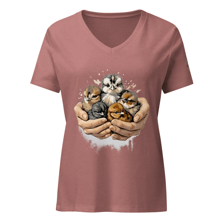 Handful of Fluff | Women’s V-Neck T-Shirt product image (11)