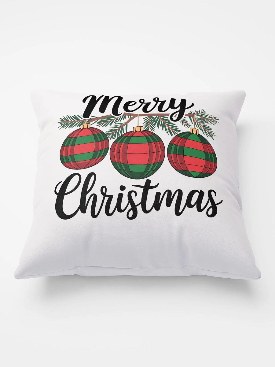 Simple Yet Expressive Merry Christmas Design throw pillow product image (2)
