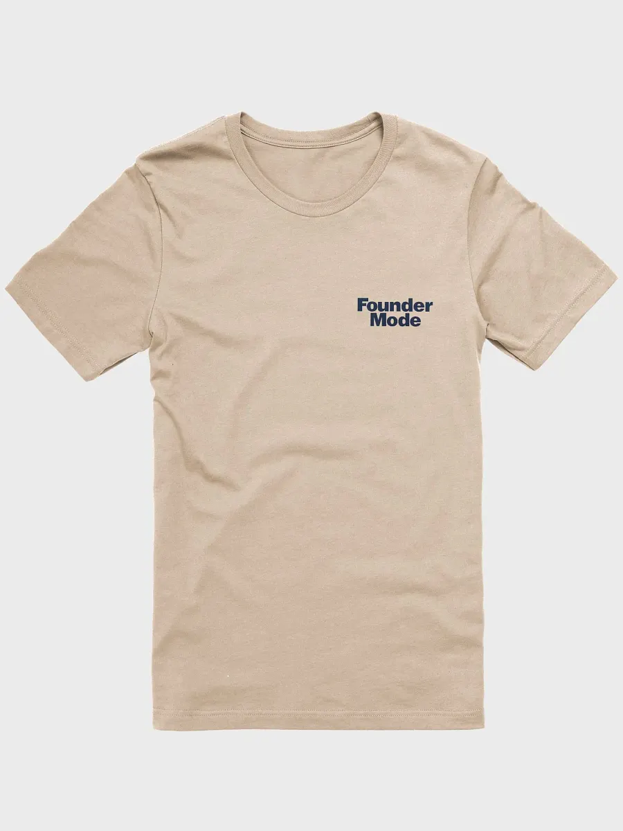 founder mode retro light t-shirt (100% cotton) product image (4)