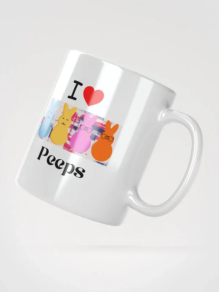 White Glossy Mug Peeps product image (2)