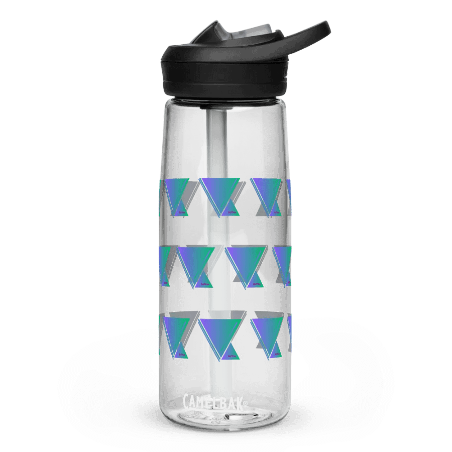Gradient Triangles Sports Water Bottle product image (5)