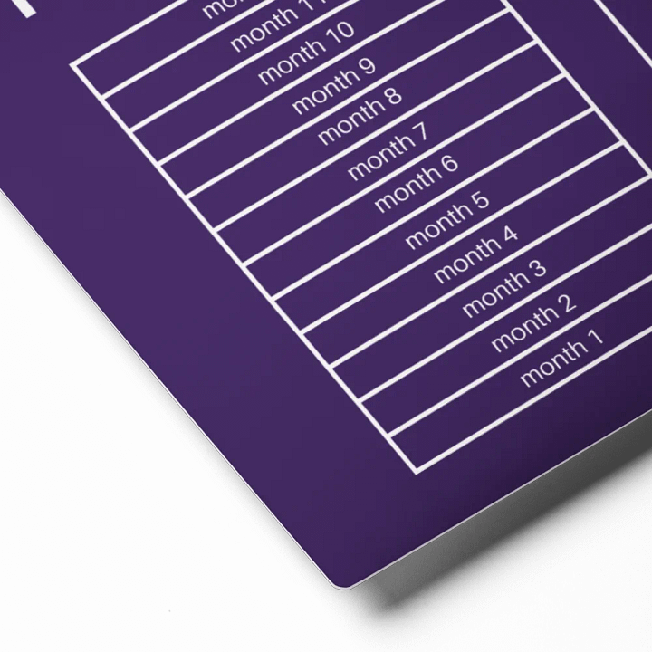 ANNUAL RENT TRACKER (white design 5) product image (2)