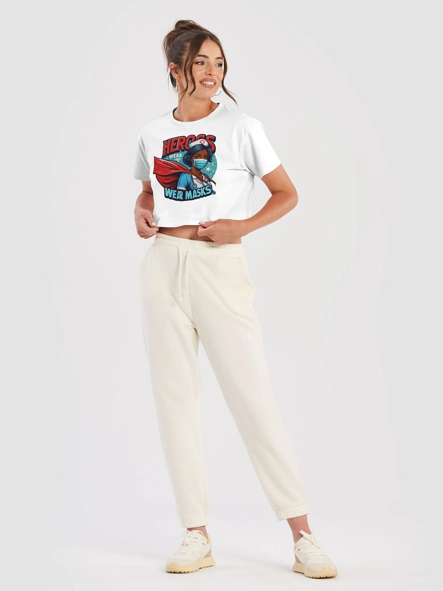 Professional Nurse: Heroic Nurse Tribute Women's Premium Crop Top product image (34)