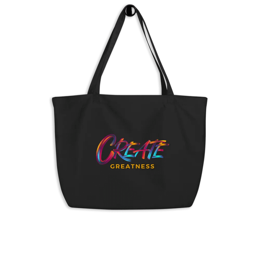 Create Greatness Rectangular Tote Bag product image (4)