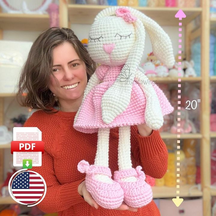 Bunny Nina Pattern (Digital download) product image (1)