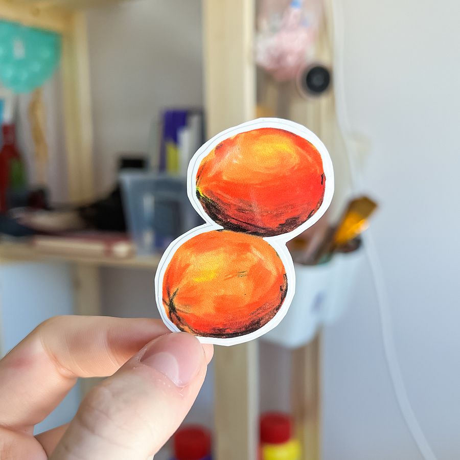 Oranges sticker product image (1)