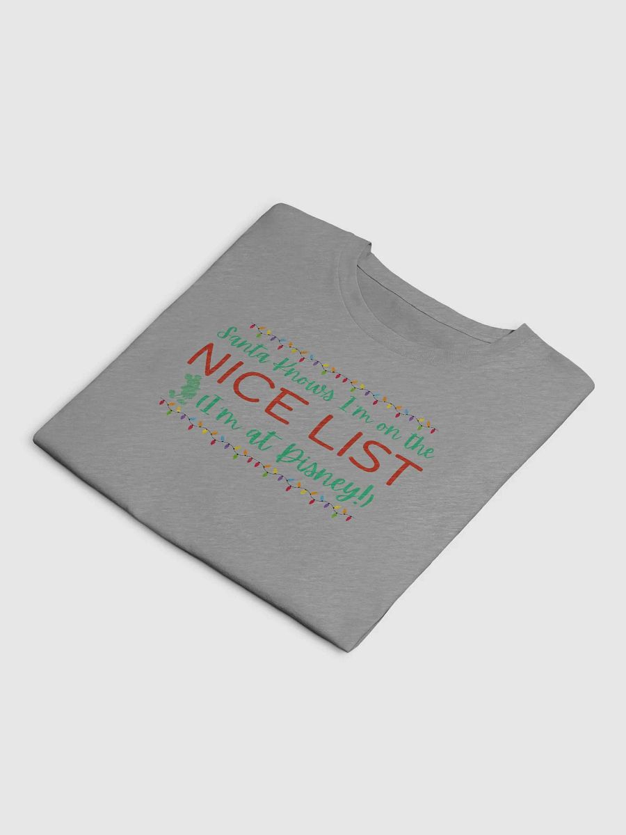 Mickey Mouse NIce LIst Christmas Cropped Tee product image (16)