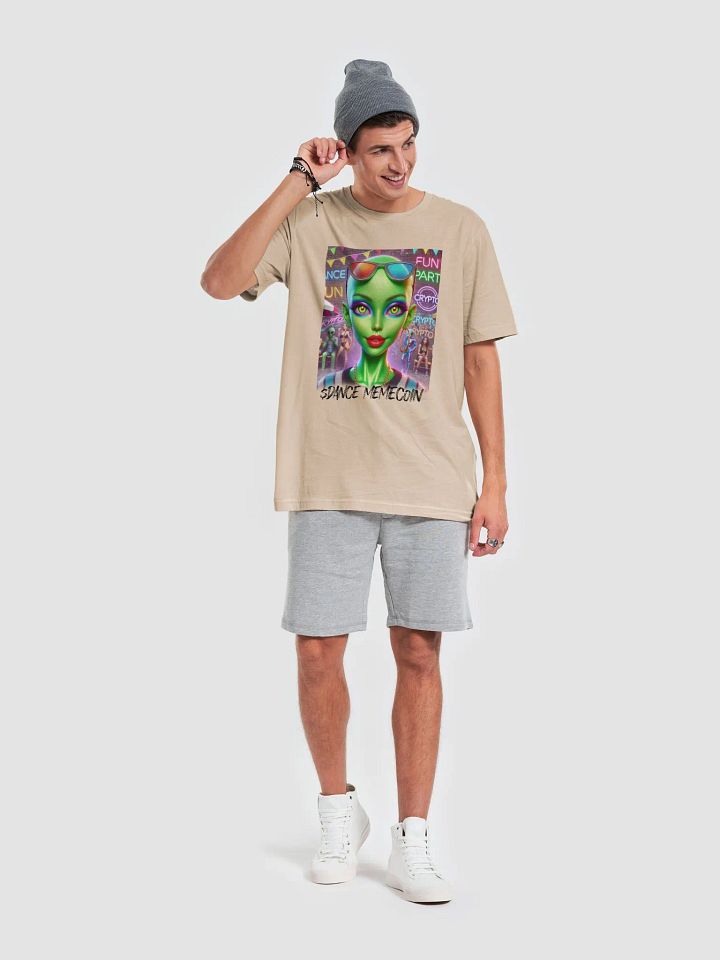 PRETTY ALIEN - DANCE MEMECOIN - PREMIUM TEE - TAN product image (1)