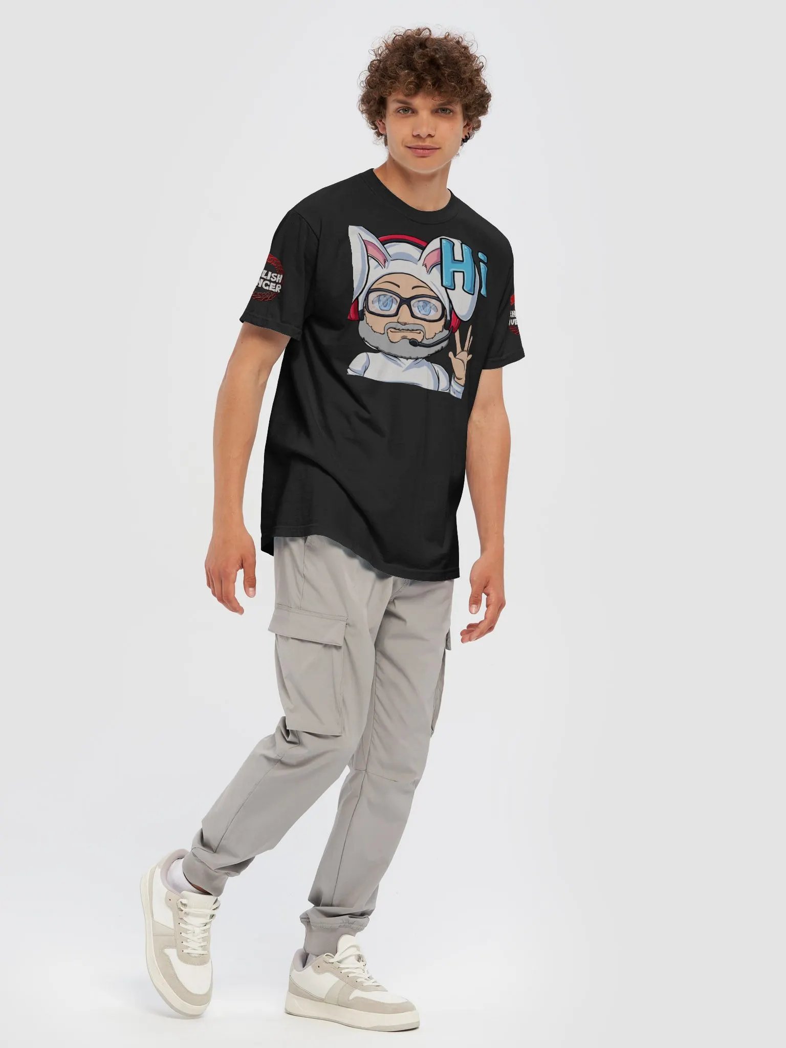 Rabbit Ricky Wave Emote T-Shirt product image (7)