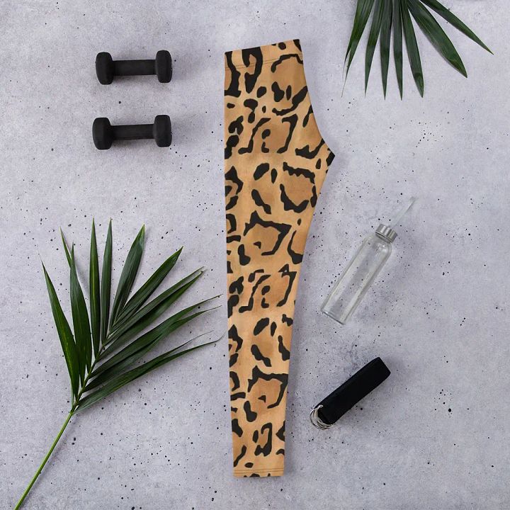 Vibrant Leopard Stripe All-Over Leggings product image (2)