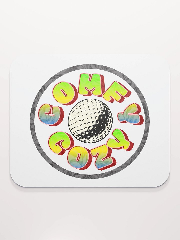 Comfy Cozy Golf Ball Mouse Pad product image (2)