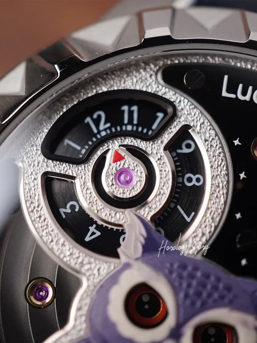 Lucky Harvey Silver Owl Blinking Eyes Automatic product image (5)