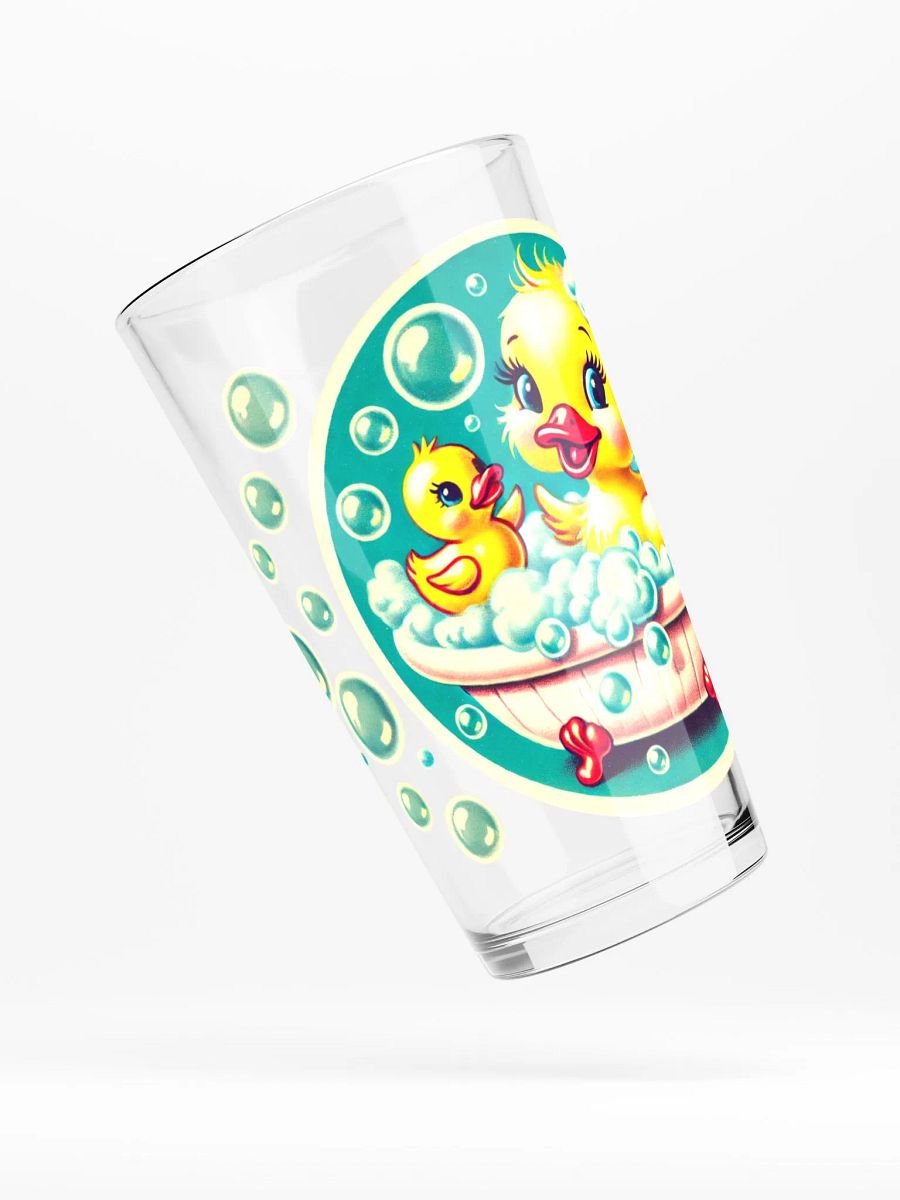 Ducky in a Bubble Bath 16 oz Glass - Adorable Glassware product image (4)
