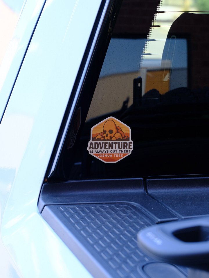 Adventure Sticker Joshua Tree Skull Rock product image (2)