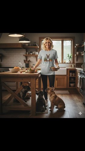 🐾👨‍🍳 Who says the best chefs don't have four legs and adorable wrinkly faces?

This Frenchie Chef tee is stealing hearts (and...