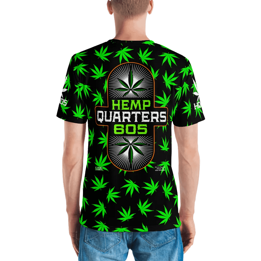 HempQuarters Neon Green Marijuana Leaf Shirt product image (3)