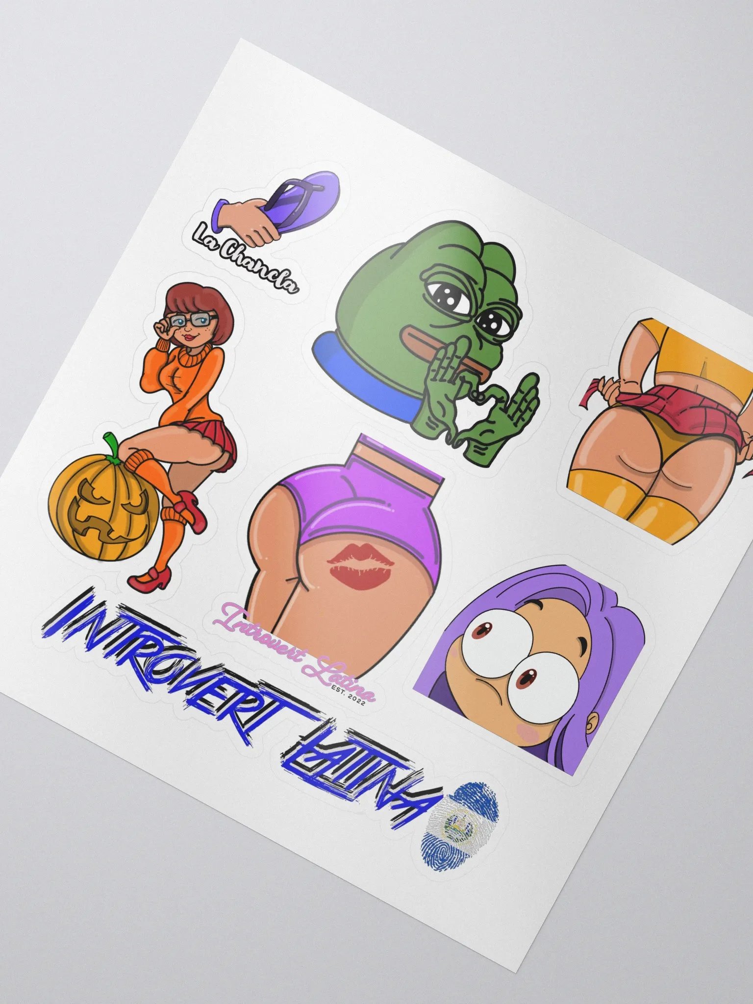 Introvert Latina Favorite Stickers product image (2)