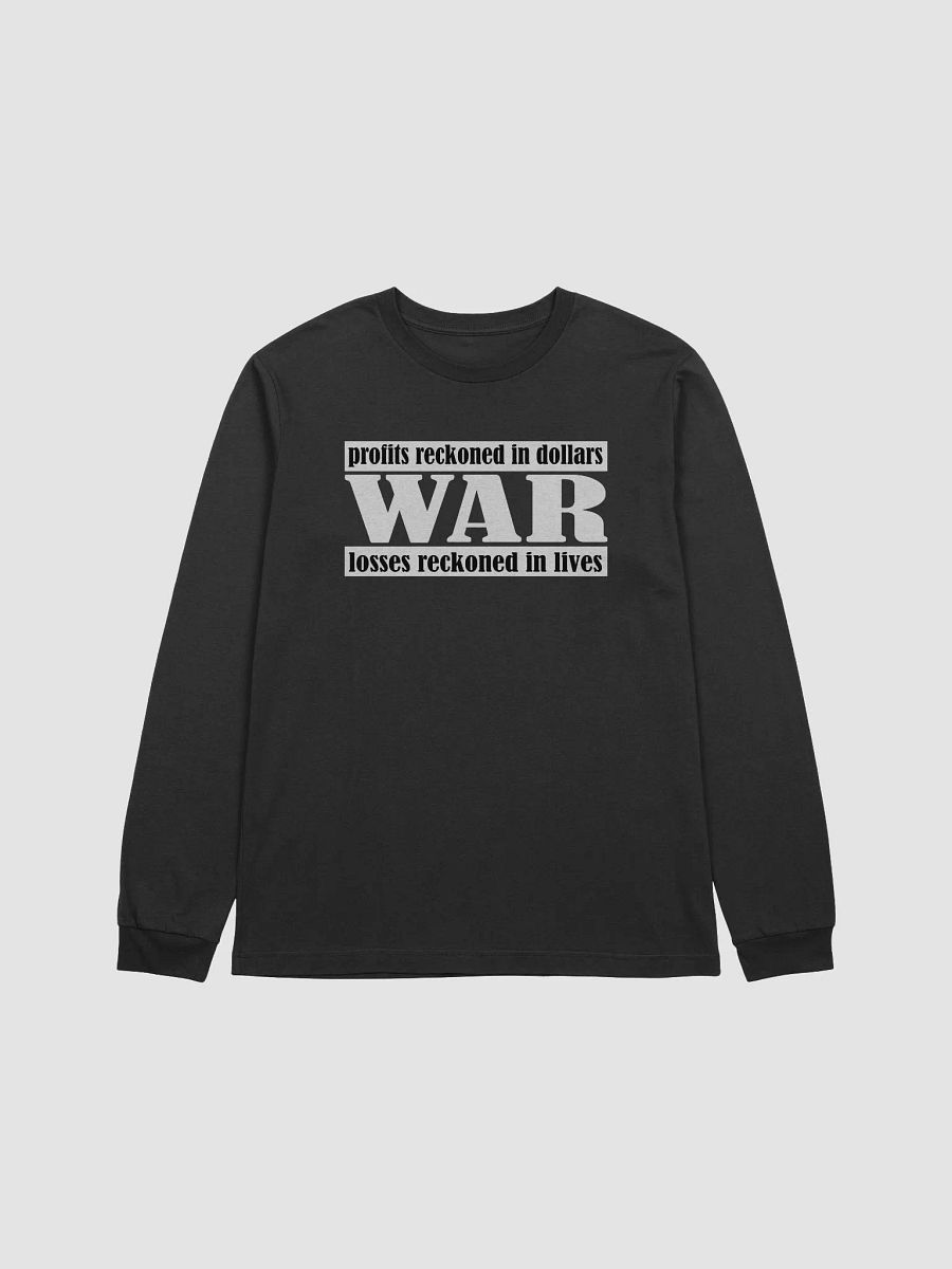 The Cost Of War - Bella+Canvas Supersoft Long Sleeve T-Shirt product image (2)