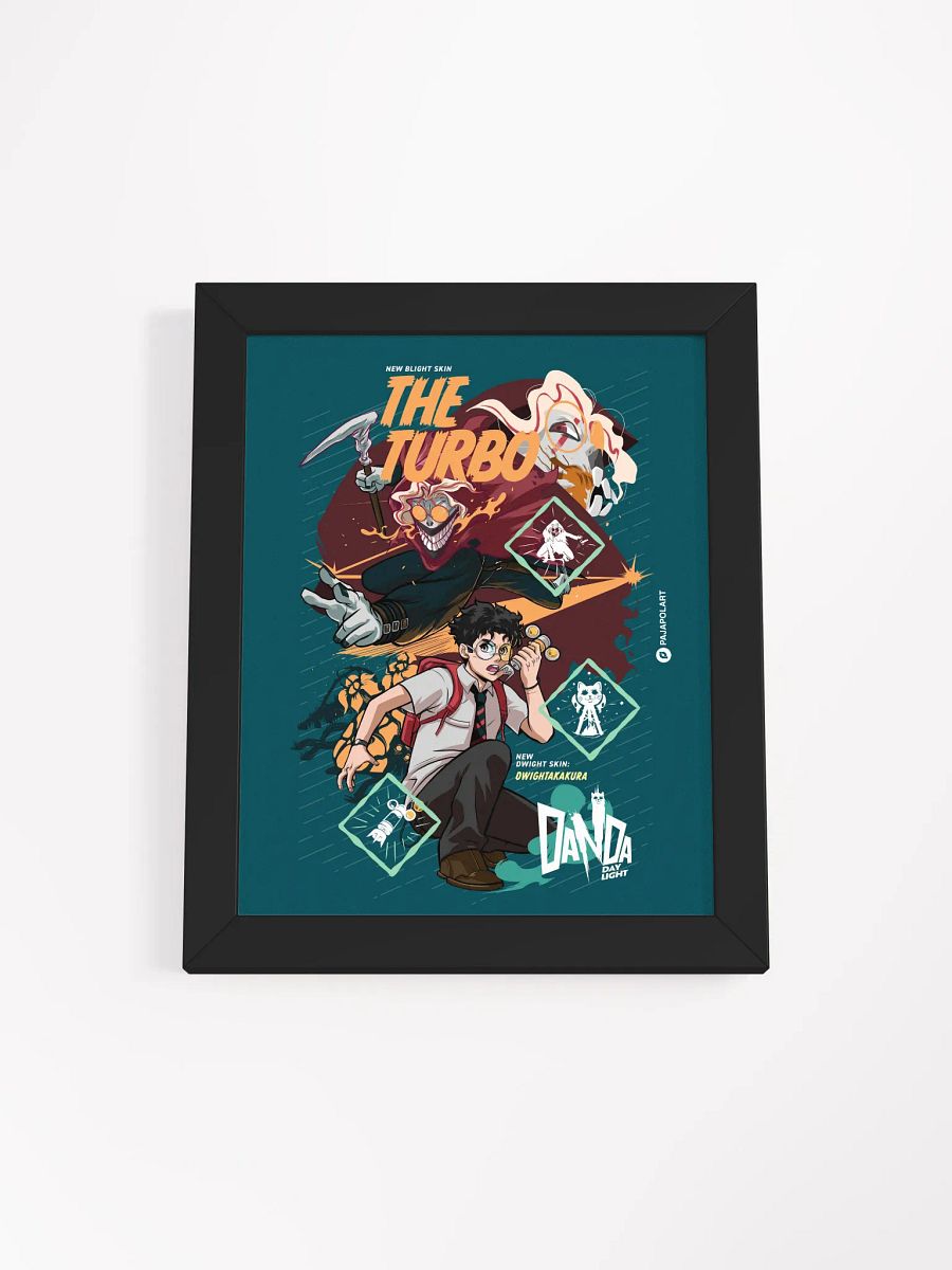 The Turbo Blight and Dwight Takakura Skins - Framed Poster product image (2)