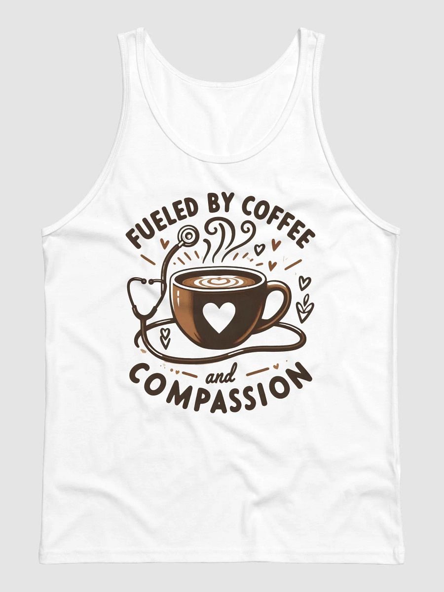 Compassionate Coffee Heart Tank product image (1)
