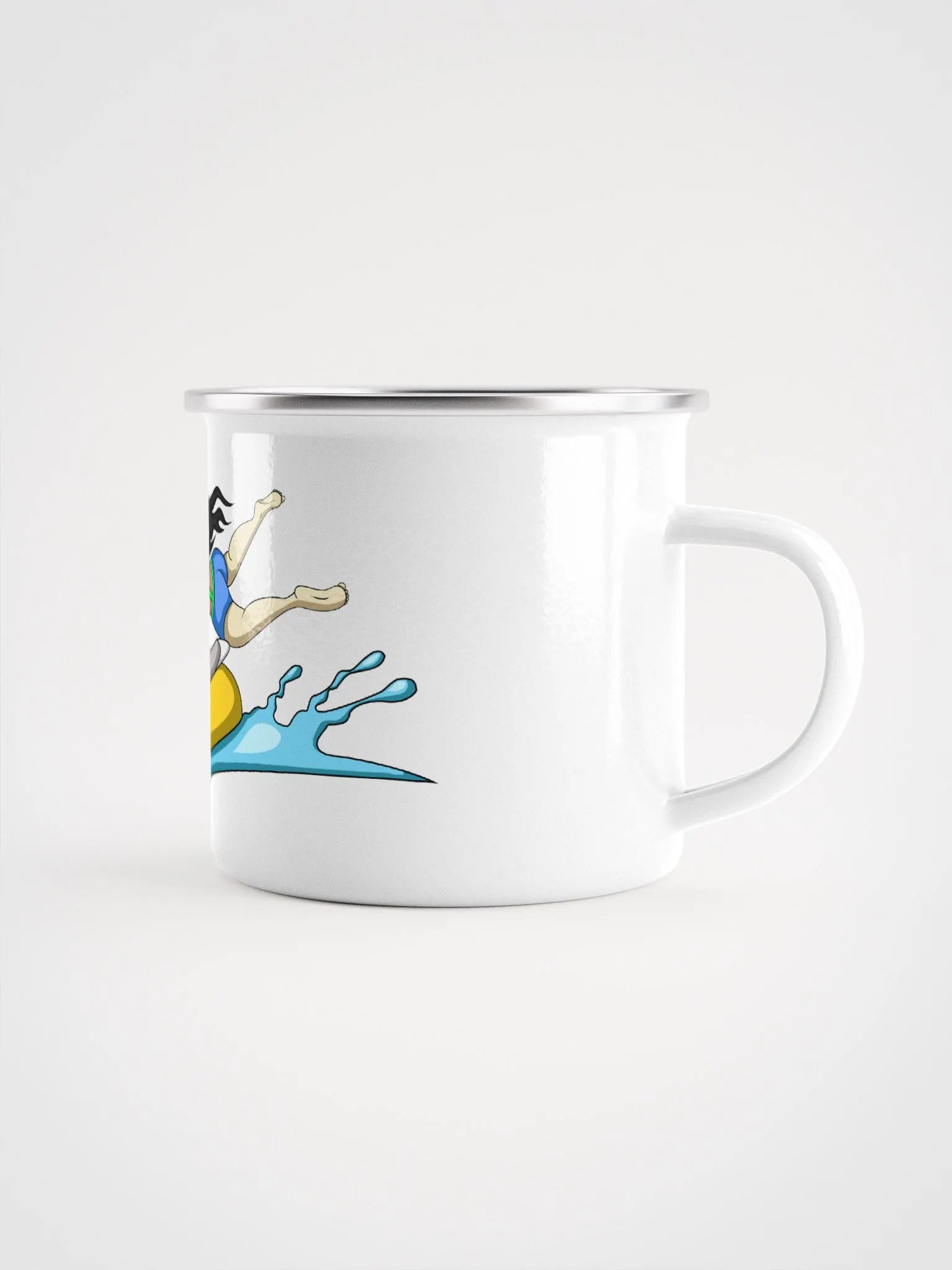 Hold on Tight! Jetski Couple Enamel Mug product image (3)