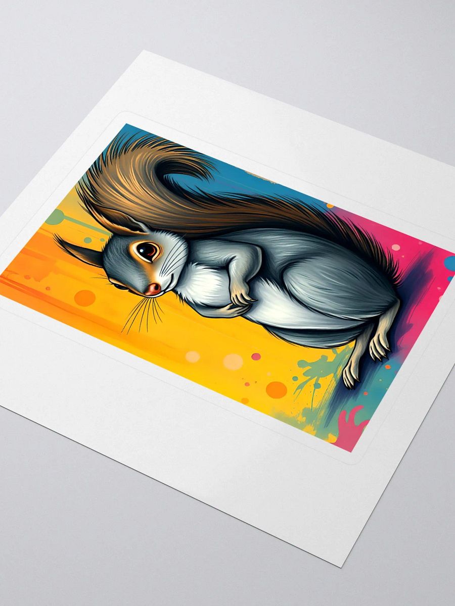 Whimsical Squirrel Kiss Cut Stickers product image (3)