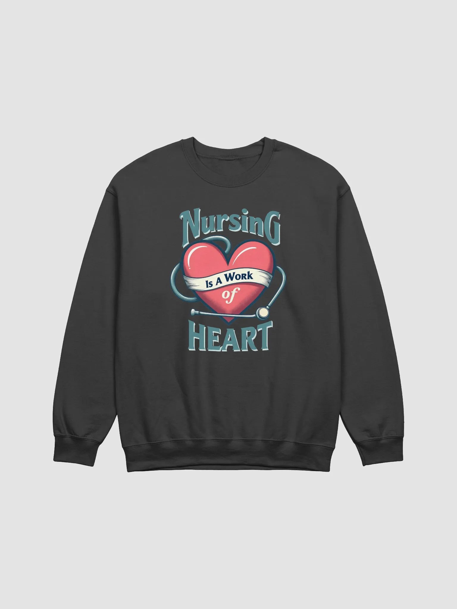 Nursing Heart Stethoscope Crewneck product image (8)