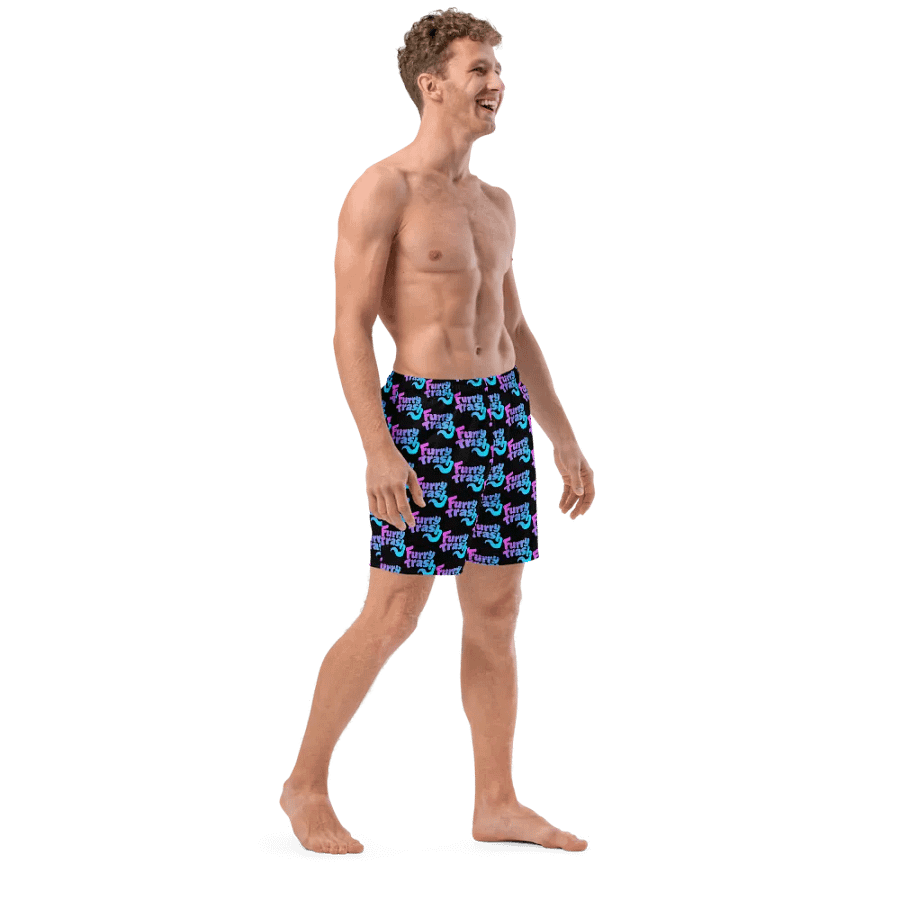 Patterned Swimtrunks - Black product image (2)