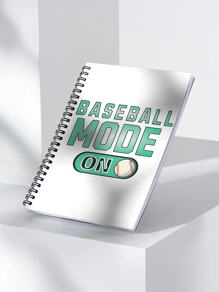 Baseball Mode On Spiral Notebook product image (2)