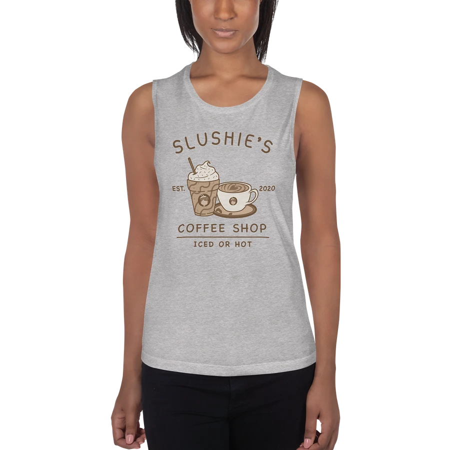 Slushie's Coffee Shop (Brown) | Women's Muscle Tank product image (2)