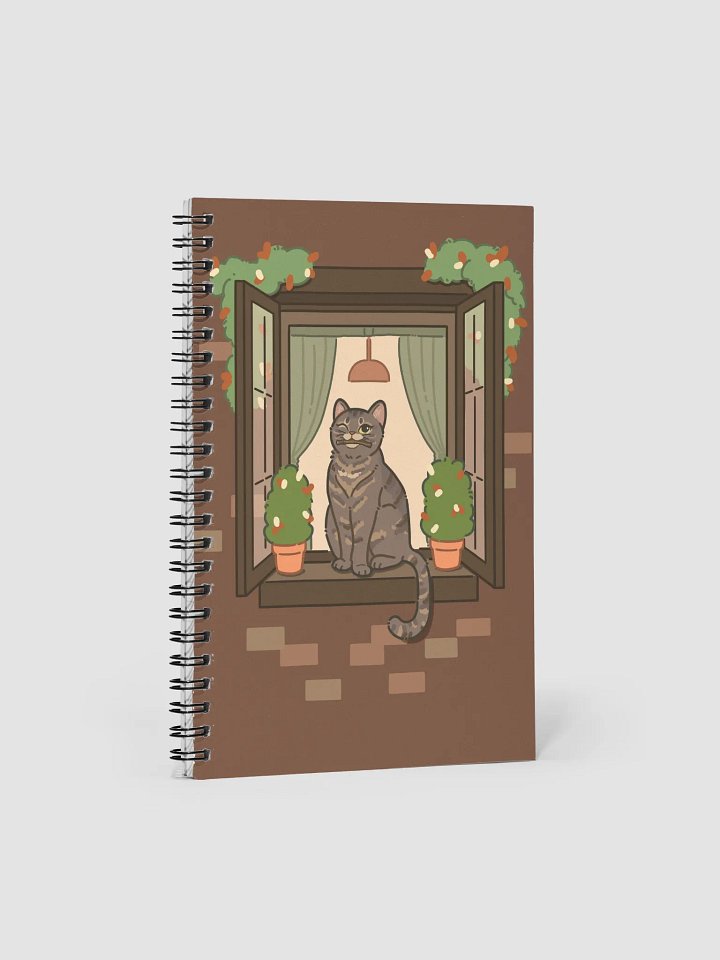 Misty’s Window- Kit's Cats X Tas Illistrations Notebook product image (2)