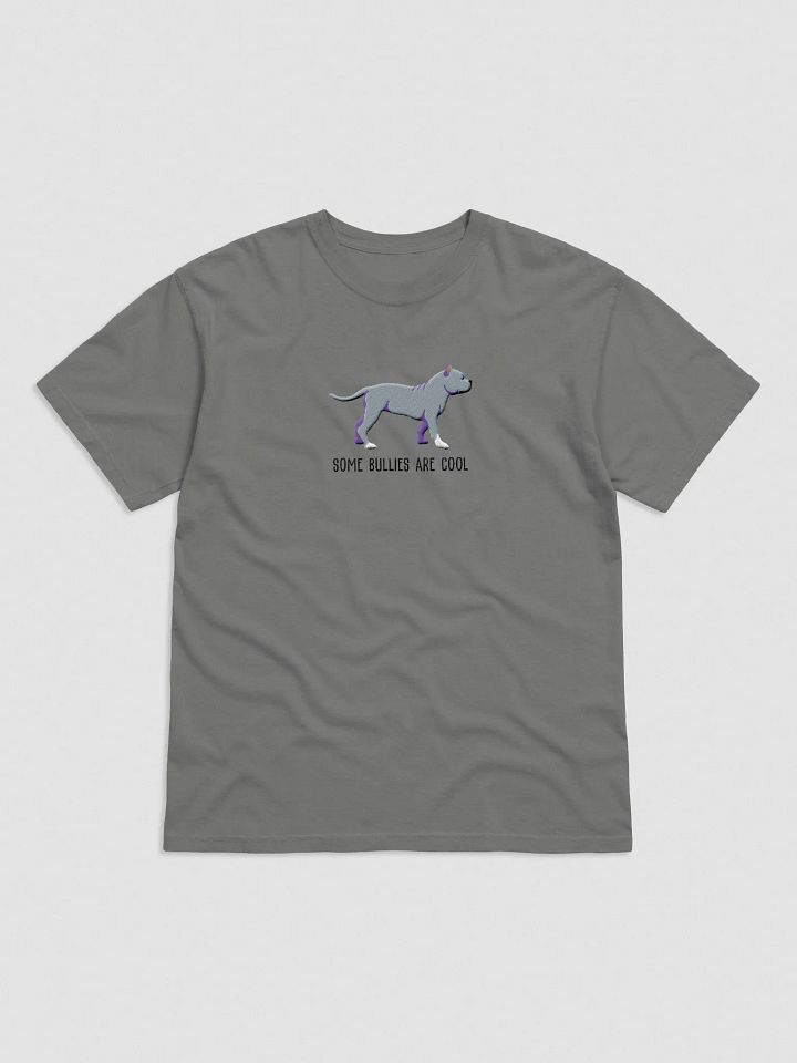 Some Bullies Are Cool T-Shirt(Embroidered) of an American Bully(Blue) product image (4)